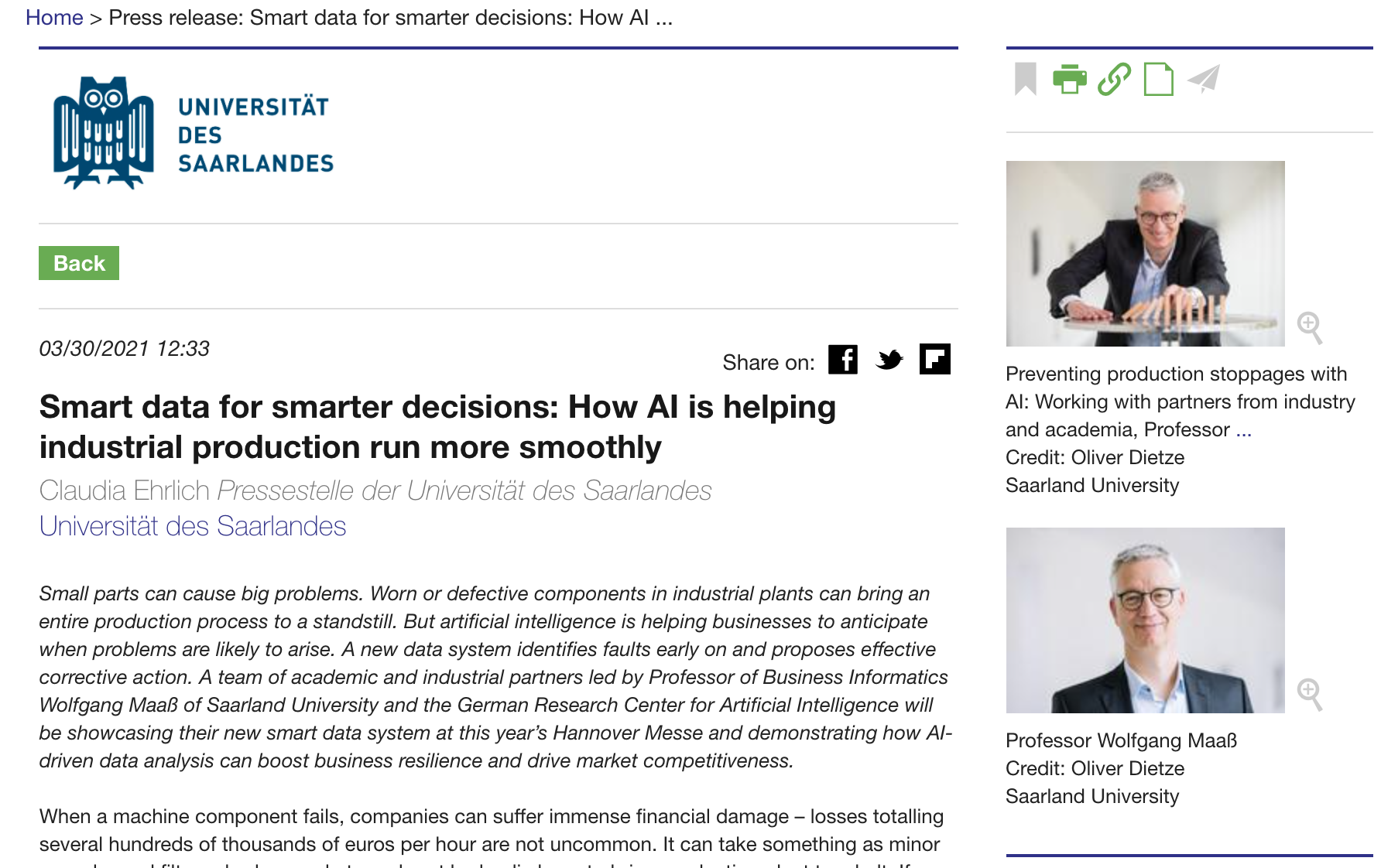 Smart data for smarter decisions: How AI is helping industrial production run more smoothly